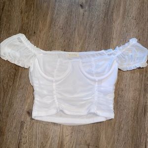 NWT milkmaid top